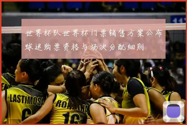 世界杯队世界杯门票销售方案公布球迷购票资格与场次分配细则